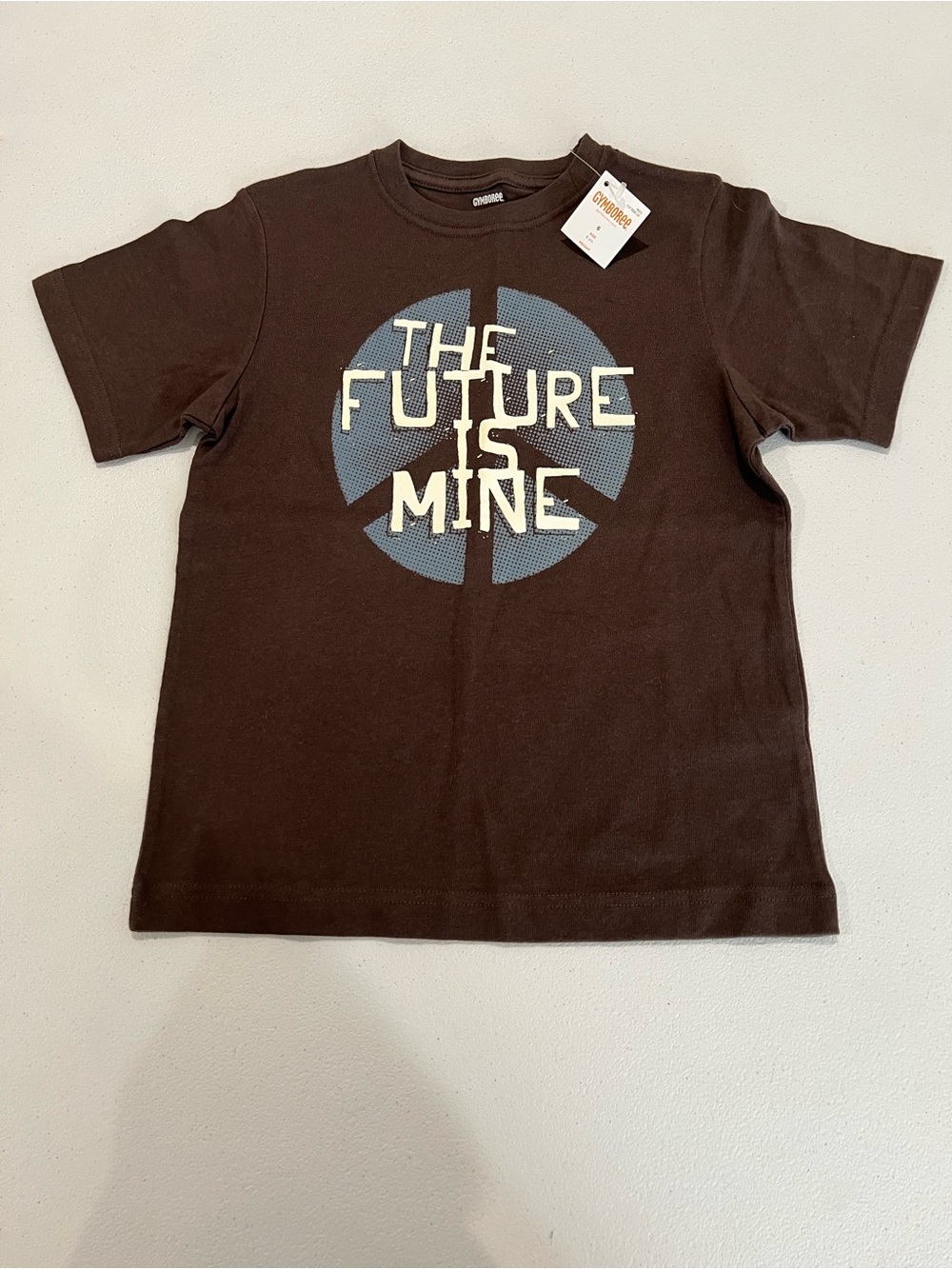 Gymboree Kids' Brown Graphic Tee - "The Future Is Mine"  6